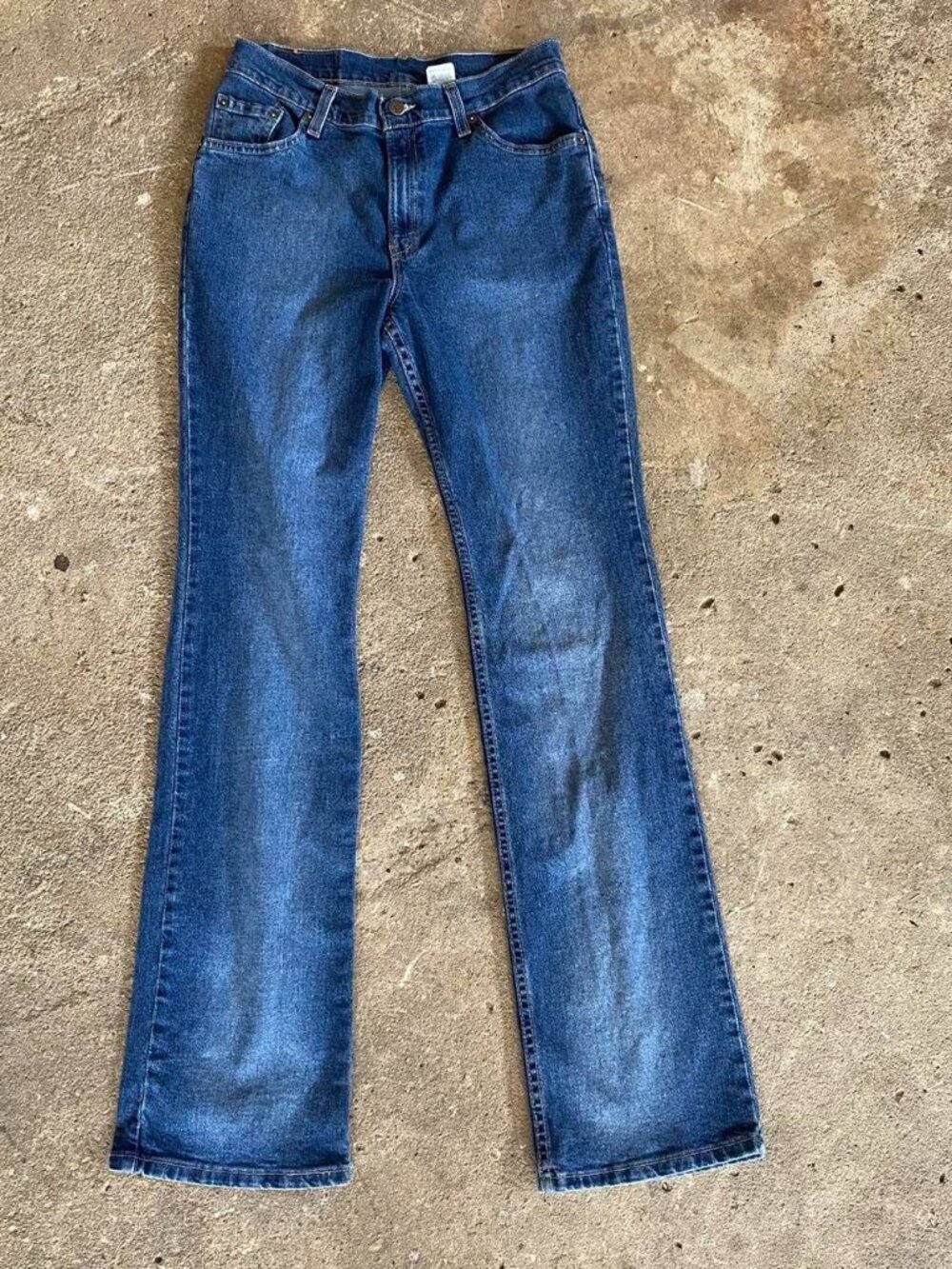 Levi's Women's Blue and Navy Jeans